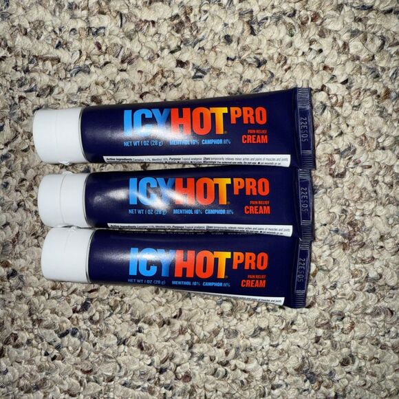 Icy Hot Pro Pain Relief Cream 3‎ x 1 oz (3) Exp 05/24 - Picture 1 of 6